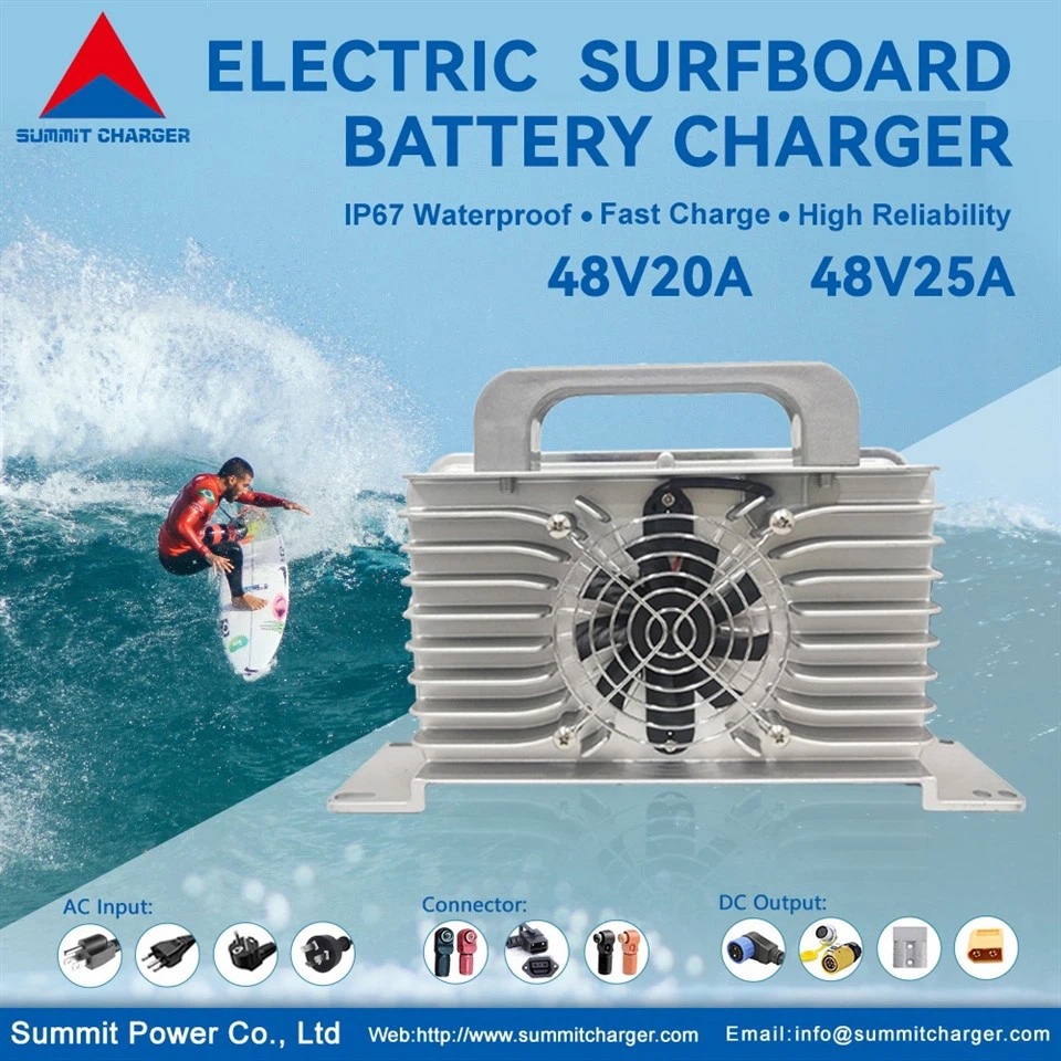 48V elektrická nabíjačka na surf